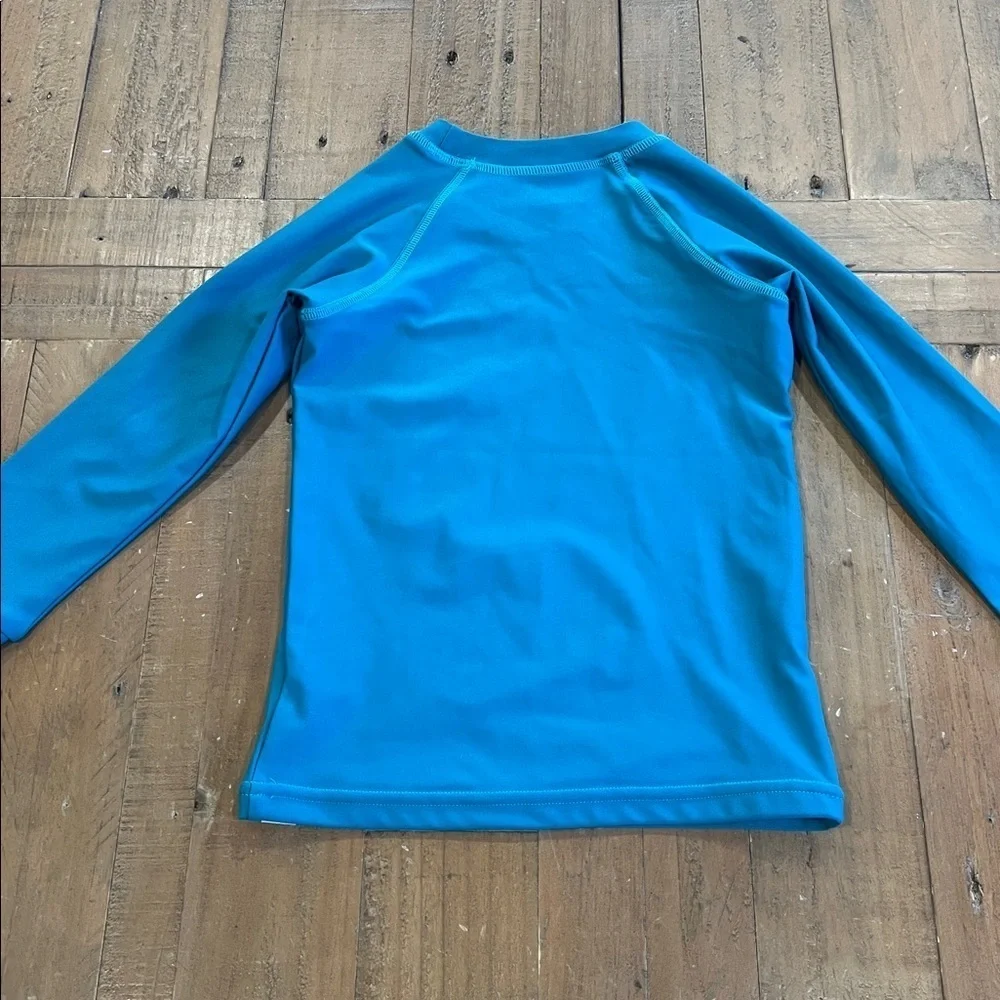 SweetHoney teal long sleeve rashguard swim top kids size 4T